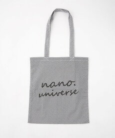 【SALE／20%OFF】NANO universe nano.ロゴトートバッグ ナノユニバース バッグ その他のバッグ ホワイト ピンク