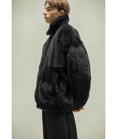 【SALE／50%OFF】BEAUTY&YOUTH UNITED ARROWS ＜monkey time＞ FAUX FUR ZIP BLOUSON/ブルゾン ユナイテッドアローズ アウトレット ジャケット・アウター その他のジャケット・アウター ブラック カーキ ネイビー【送料無料】