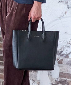 【SALE／40%OFF】DRESSTERIOR スクエアシュリンクレザー トートバッグ ドレステリア バッグ トートバッグ ブラウン ブラック【送料無料】