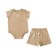 NIKE ベビー(55-70cm) NIKE(ナイキ) セットアップ NKN WAFFLE BODYSUIT SHORT SET ルーキーキッズ トップ…