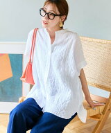 【SALE／15%OFF】FREAK'S STORE 限定展開 ナチュラル ポコポコ フレンチ スリーブ ブラウス フリークスス…
