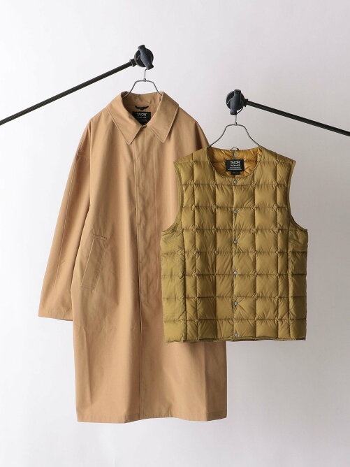Ships Ships Any別注 Taion 3way ダウンベスト付き オーバーサイズ ステンカラーコート Rakuten Fashion 楽天ファッション 旧楽天ブランドアベニュー Bs3308