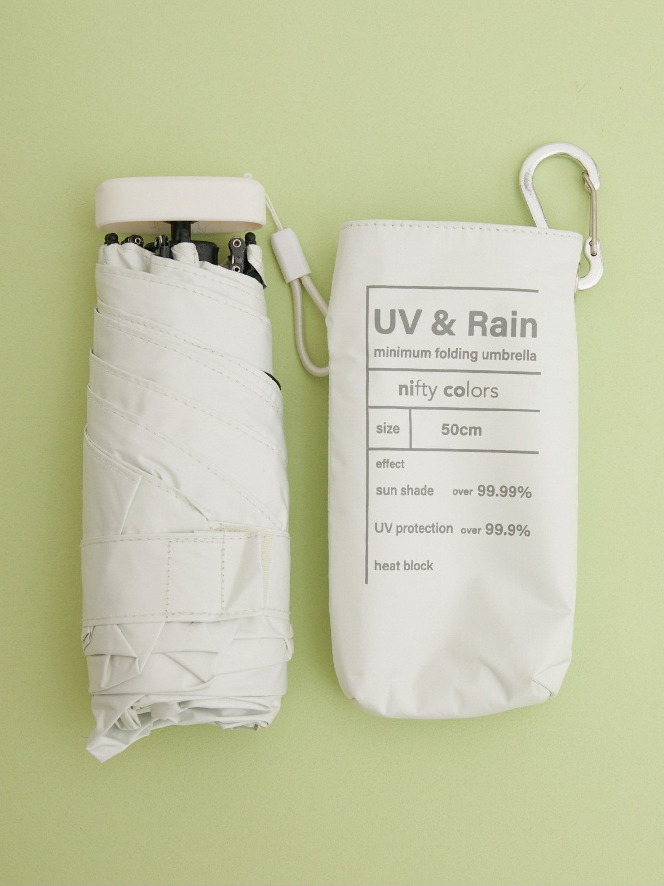 正規店仕入れのKATHARINE ROSS 一級遮光99.9%over 晴雨兼用 手のひらサイズPU折りたたみ日傘