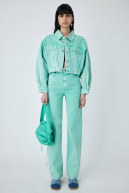 【SALE／50%OFF】MOUSSY POP DYE 90S STRAIGHT マウジー パンツ ジーンズ・デニムパンツ ホワイト オレンジ【送料無料】