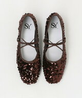 SY UNITED ARROWS ＜SY＞スパンコールバレエ フラット10●↑ オデット エ オディール シューズ・靴 バレ…