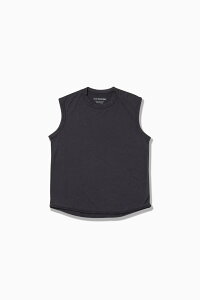 and wander merino base tank top �A���h�����_�[ �g�b�v�X �J�b�g�\�[�ET�V���c �O���[ �z���C�g �u���[ �u���b�N�y���������z