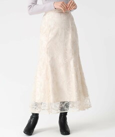 31 Sons de mode 2025秋冬新作 刺繍レースマーメイドスカート トランテアン ソン ドゥ モード スカート その他のスカート グレー ホワイト【送料無料】