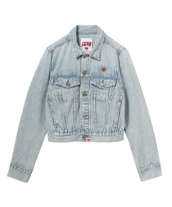 A BATHING APE INDIGO STRIPE DENIM JACKET �A �x�C�V���O �G�C�v �W���P�b�g�E�A�E�^�[ �u���]���E�W�����p�[ �l�C�r�[�y���������z