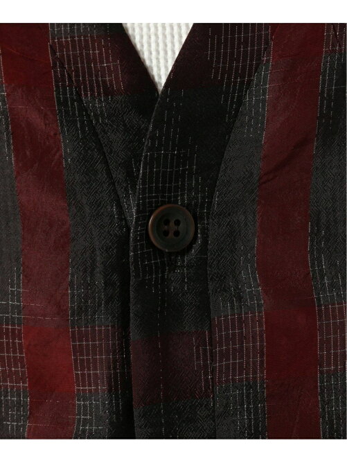 【NEEDLES / ニードルズ】Vネックカーディガン-Splashed Plaid