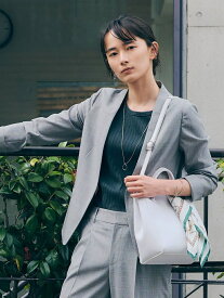 【SALE／10%OFF】UNITED ARROWS green label relaxing [ 手洗い可能/ライトカチリラ ] ◆D ノーラペル ジャケット -JSP ◇No11◇ ユナイテッドアローズ グリーンレーベルリラクシング コート/ジャケット ノーカラージャケット グレー ネイビー【送料無料】