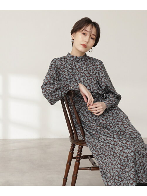 N Natural Beauty Basic スタンドネックハイウエストシャーリングワンピース Rakuten Fashion 楽天ファッション 旧楽天ブランドアベニュー Ek1309