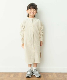 【SALE／40%OFF】URBAN RESEARCH DOORS 『親子リンク』『UR TECH』コーデュロイシャツワンピース(KIDS) アーバンリサーチドアーズ ワンピース・ドレス ワンピース ホワイト グレー