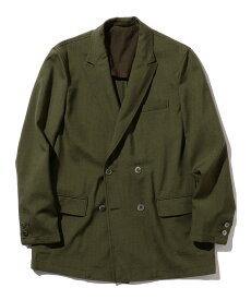 【SALE／60%OFF】BEAMS PLUS BEAMS PLUS / ブルーフェイスレスター 4ボタン ダブルブレステッド ジャケット ビームス アウトレット ジャケット・アウター テーラードジャケット・ブレザー ベージュ カーキ【送料無料】