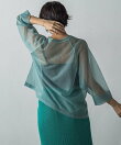 シアーニットプルオーバー≪手洗い可能≫