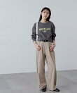 カレッジロゴショート丈スウェット