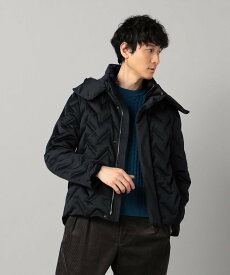 【SALE／30%OFF】COMME CA MEN 矢振柄 3D ダウンブルゾン コムサメン ジャケット・アウター ダウンジャケット・ダウンベスト グレー ネイビー ブラック【送料無料】