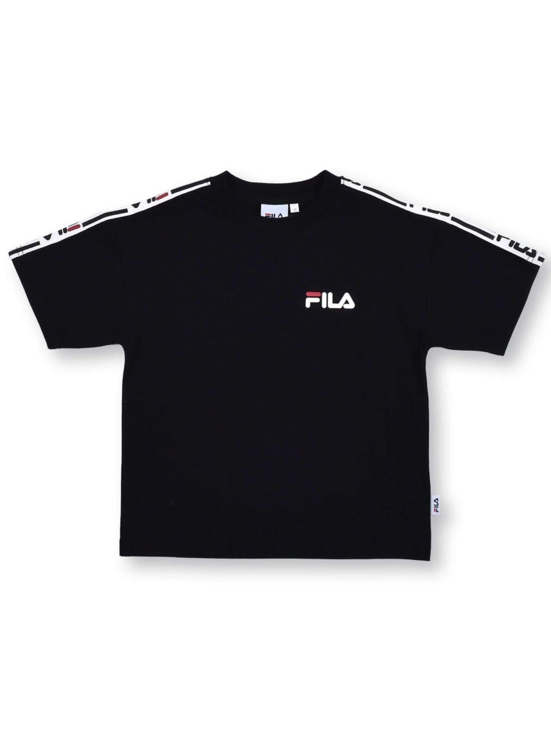 新作からSALEアイテム等お得な商品満載 FILA RADCUSTOM ロゴライン Tシャツ ワンポイント 120~160cm 高質で安価