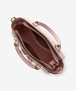 バイカラーアクセントリボンハンドバッグ