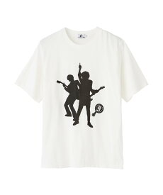 HYSTERIC GLAMOUR HG JP BACKLIGHT Tシャツ ヒステリックグラマー トップス カットソー・Tシャツ ホワイト ブラック【送料無料】