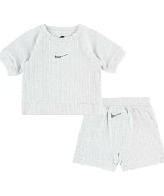 NIKE ベビー(80-90cm) セット商品 NIKE(ナイキ) NKN NIKE READYSET SHORT SET ルーキーキッズ トップス その他のトップス ピンク パープル ホワイト【送料無料】