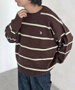 【U.S. POLO ASSN.】クルーネックニット