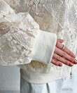 【完売カラー再追加!/WEB限定】チュールレースブルゾン