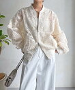 【完売カラー再追加!/WEB限定】チュールレースブルゾン