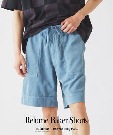 【SALE／30%OFF】JOURNAL STANDARD relume "Relume"サマーコーデュロイ ベイカー ショーツ ジャーナル スタンダード レリューム パンツ その他のパンツ グレー ブルー ブラウン ピンク【送料無料】