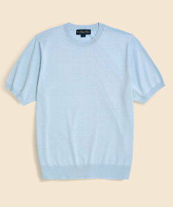 �ySALE�^30%OFF�zBROOKS BROTHERS �R�b�g��/�V���N �N���[�l�b�N �V���[�g�X���[�u�Z�[�^�[ �u���b�N�X �u���U�[�Y �g�b�v�X �j�b�g �l�C�r�[ �u���[�y���������z