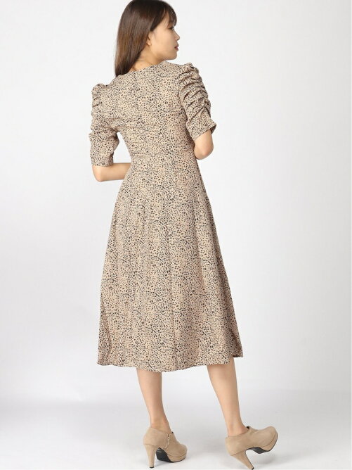Anap Chille パワショルミニヒョウ柄フレアワンピース Rakuten Fashion 楽天ファッション 旧楽天ブランドアベニュー Bn13