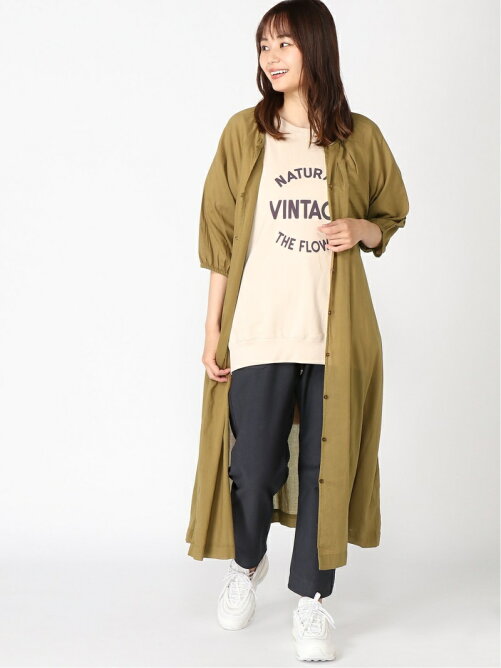 Samansa Mos2 Samansa Mos2 ボイル前開きギャザーワンピース Rakuten Fashion 楽天ファッション 旧楽天ブランドアベニュー Dn3313