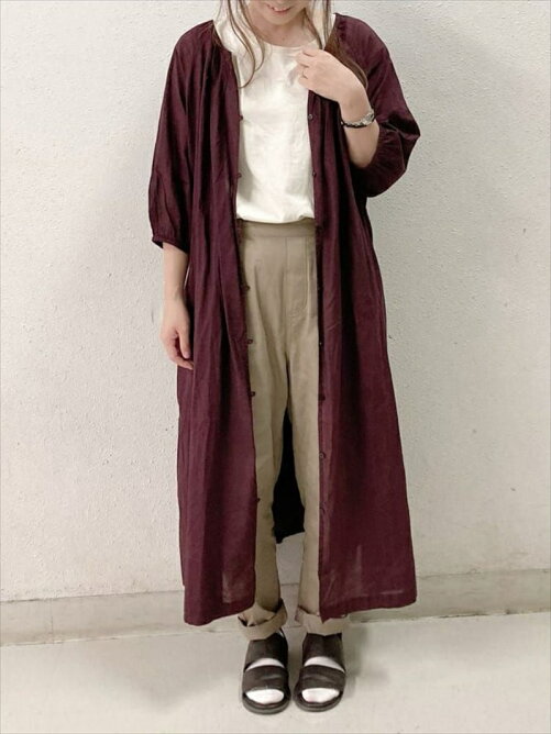 Samansa Mos2 Samansa Mos2 ボイル前開きギャザーワンピース Rakuten Fashion 楽天ファッション 旧楽天ブランドアベニュー Dn3313