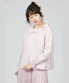 To b. by agnes b. WP24 CHEMISE ピエロカラーブラウス アニエスベー トップス シャツ・ブラウス ピンク【送料無料】