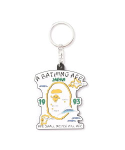 A BATHING APE JAPAN SOUVENIR RUBBER KEYCHAIN �A �x�C�V���O �G�C�v �t�@�b�V�����G�� �`���[���E�L�[�`�F�[�� �z���C�g