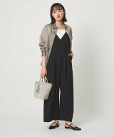 UNITED ARROWS green label relaxing [size SHORT/TALLあり]フィブリル Vネック オールインワン ユナイテ…
