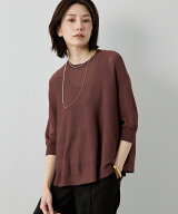 【SALE／30%OFF】Whim Gazette 【Drawing Numbers】クルーハーフスリーブ裾ラウンドニット ウィム ガゼッ…