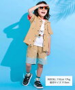 【接触冷感/お揃い】アイス貝殻総柄刺しゅう切り替えショートパンツ(80~130cm)