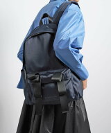 LANVIN en Bleu リボンリュック ランバンオンブルー バッグ その他のバッグ ネイビー ブラック【送料無料】