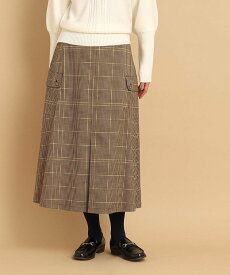 【SALE／70%OFF】Dessin アウトポケット付きチェックスカート(XS~L) デッサン スカート その他のスカート ブラック ブラウン