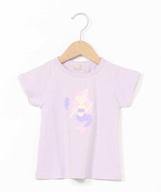 【SALE／9%OFF】petit main 【プティプラ】GIRLS半袖Tシャツ ナルミヤオンライン トップス カットソー・Tシャツ グリーン ブルー オレンジ イエロー ネイビー ピンク ホワイト パープル