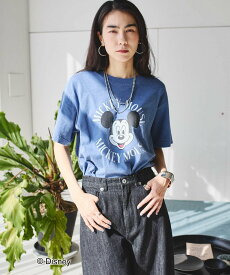 DOUX ARCHIVES 【GOOD ROCK SPEED】MICKEY MOUSE / TEE ドゥアルシーヴ トップス カットソー・Tシャツ ホワイト グレー ネイビー【送料無料】