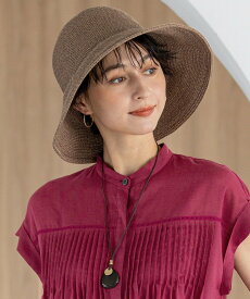 23区 【UVカット/洗える】ペーパー ブレード ハット ニジュウサンク 帽子 ハット ベージュ グレー ホワイト ブラック ブラウン【送料無料】