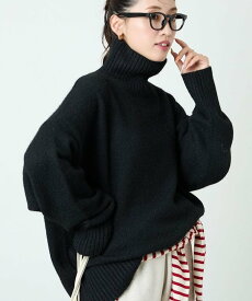 FREAK'S STORE リブ タートルネック ニット プルオーバー【限定展開】 25AW フリークスストア トップス ニット グレー イエロー ブラック ベージュ【送料無料】