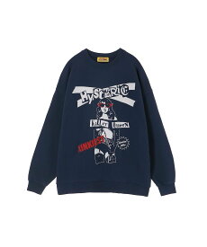 HYSTERIC GLAMOUR SPECIAL OFFER オーバーサイズスウェット ヒステリックグラマー トップス スウェット・トレーナー グレー ブラック ネイビー【送料無料】