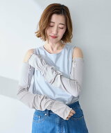 【SALE／20%OFF】A/C DESIGN BY ALPHA CUBIC 【Wpc.】UVカット接触冷感親指付きアームカバー エーシーデ…