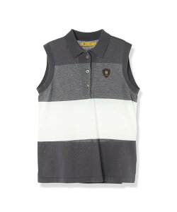 �ySALE�^50%OFF�zFelisi GOLF �yWOMENS�zWS STRIPE NS KNIT POLO �t�F���[�W �X�|�[�c�E�A�E�g�h�A�p�i �S���t�O�b�Y �l�C�r�[ �O���[�y���������z