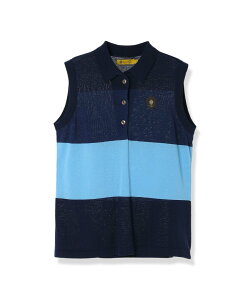 �ySALE�^50%OFF�zFelisi GOLF �yWOMENS�zWS STRIPE NS KNIT POLO �t�F���[�W �X�|�[�c�E�A�E�g�h�A�p�i �S���t�O�b�Y �l�C�r�[ �O���[�y���������z