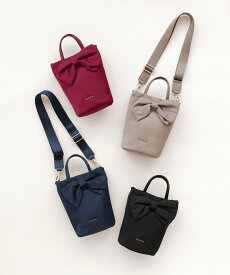 TOCCA 【撥水】RIBBON KNOT NYLON MULTI BAG ナイロンマルチバッグ トッカ バッグ その他のバッグ ベージュ レッド ブラック ネイビー【送料無料】