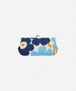 Marimekko 【アジア限定】Mini Unikko Silmalasikukkaro がま口ポーチ マリメッコ 財布・ポーチ・ケース ポーチ ネイビー【送料無料】