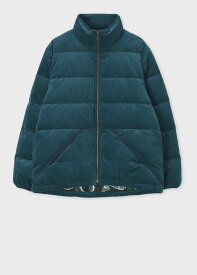 PS Paul Smith ナローウェールコーデュロイ ダウンジャケット ポール・スミス ジャケット・アウター その他のジャケット・アウター ブルー ブラウン【送料無料】